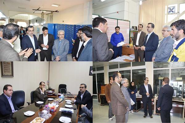 بازدید رئیس مرکز بازرسی وزارت ارتباطات و فناوری اطلاعات از اداره کل پست و اداره ارتباطات زیرساخت استان