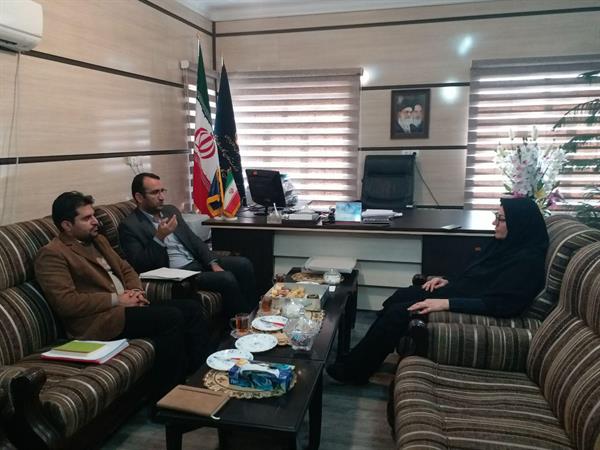 نشست مدیر کل ارتباطات و فناوری اطلاعات استان کهگیلویه وبویراحمد با مدیر کل کار، تعاون و رفاه اجتماعی استان