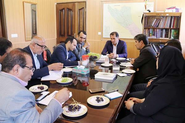 نشست مدیر کل ارتباطات و فناوری اطلاعات استان کهگیلویه وبویراحمد با فرماندار و بخشداران شهرستان دنا