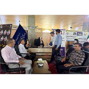برپایی میز خدمت اداره‌کل ارتباطات کهگیلویه و بویراحمد