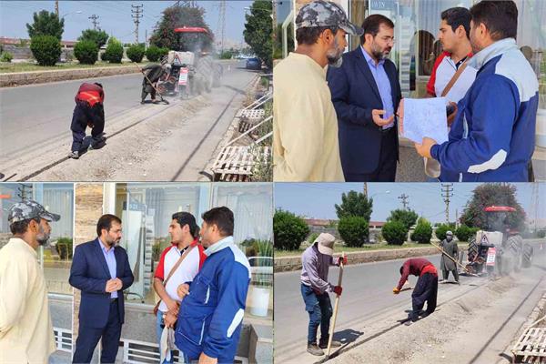 بازدید میدانی از آخرین وضعیت اجرای پروژه فیبر نوری در شهر گچساران