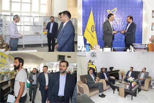 بازدید مدیرکل ارتباطات و فناوری اطلاعات استان از مجموعه پست استان