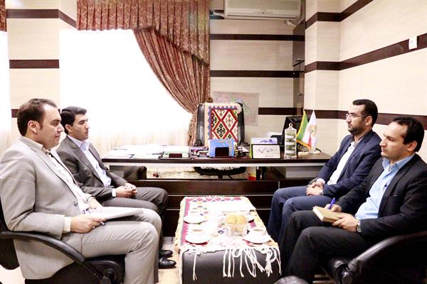 نشست مشترک مدیرکل ارتباطات و مدیر صندوق کارآفرینی امید استان