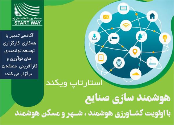 برگزاری استارت آپ ویکند هوشمند سازی صنایع، کشاورزی و خدمات استان کهگیلویه وبویراحمد در نیمه دوم خردادماه