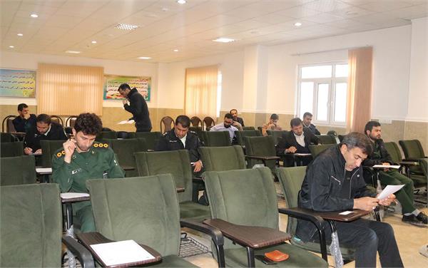 برگزاری آزمون مربیگری ICT برای متقاضیان پایور نیروهای مسلح استان جهت مهارت آموزی سربازان