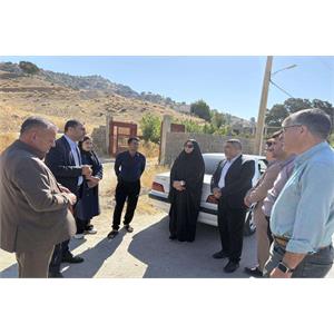 بازدید میدانی مدیرکل ارتباطات کهگیلویه و بویراحمد از روستای سمرون برای احداث سایت جدید تلفن همراه